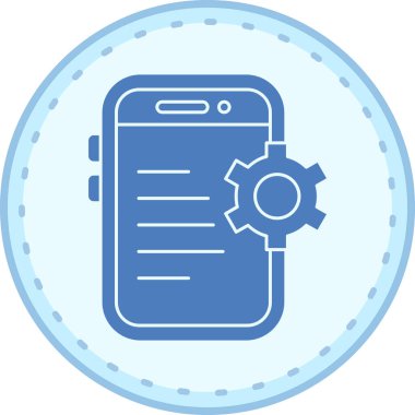 mobil simge vektör illüstrasyonu