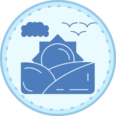 Modern b 'nin vektör illüstrasyonu eksik simgesi