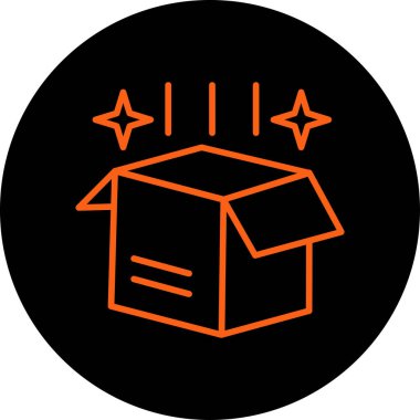 Teslimat. Web simgesi basit illüstrasyon