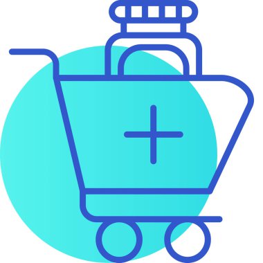 Tramvay arabası simgesi doldurulmuş taslak biçiminde