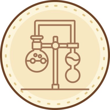 Modern b 'nin vektör illüstrasyonunda mataranın ikonu yok