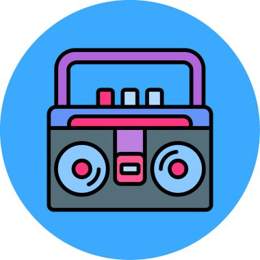 Müzik simgesinin vektör illüstrasyonu