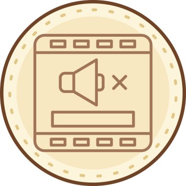 müzik çalar ikon vektör illüstrasyonu