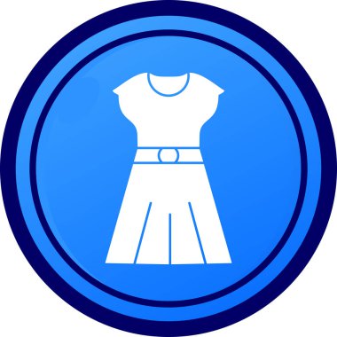 Elbise. Web simgesi basit illüstrasyon