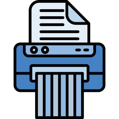 belge simgesi. özet belge vektörü renk ağı izole edildi