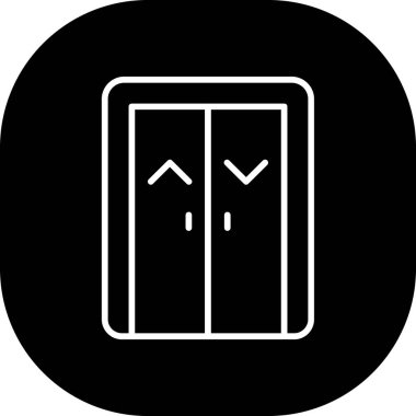 Bir ev simgesinin vektör illüstrasyonu