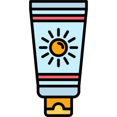 krema krema ikonu ana hatlarıyla