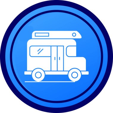 Van simge vektör çizim