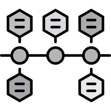 Ağ yapısı vektör simgesi
