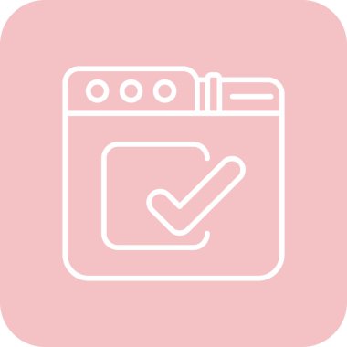 Çamaşır makinesinin vektör simgesi