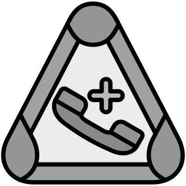 üçgen simgesi, vektör tasarımı