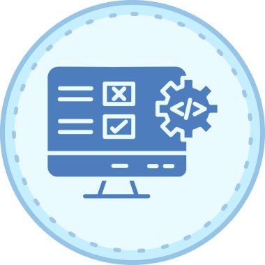 Web tasarım geliştirme simgesi