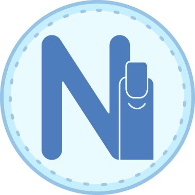 Modern b 'nin vektör illüstrasyonu eksik simgesi