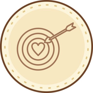 Sevgililer günü, kalp, ok, çizim, vektör