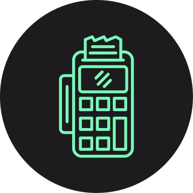 Benzersiz pozisyon vektör simgesi