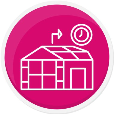 Yapı simgesinin vektör illüstrasyonu