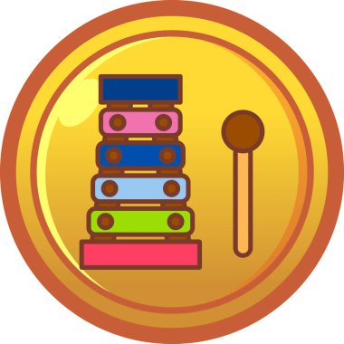 Taşınabilir uygulama için vektör simgesi, illüstrasyon