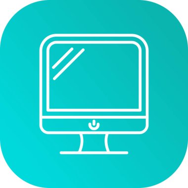 Bilgisayar simgesi. vektör illüstrasyonu