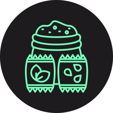 Gıda simgesinin vektör illüstrasyonu