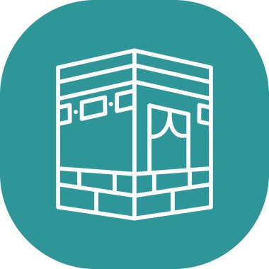 Modern yapı simgesinin vektör illüstrasyonu