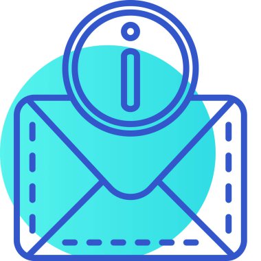 e-posta simgesi modern vektör illüstrasyonu