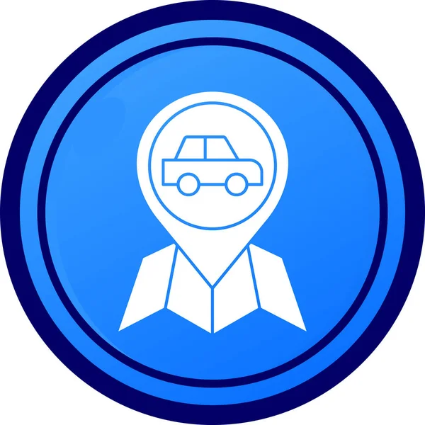 Taksi sürücüsü ikon vektör illüstrasyonu