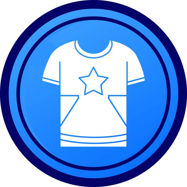 Yıldız simgesi ile yuvarlak rozet, basit biçim