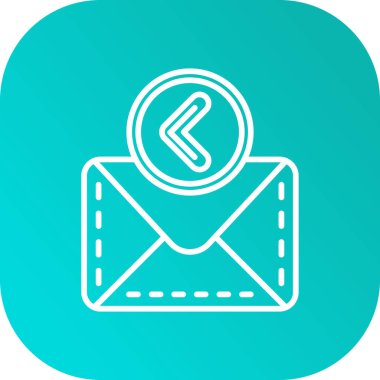 e-posta vektörü simgesi modern basit illüstrasyon