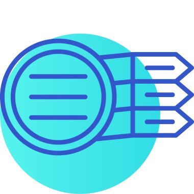 Modern bir simgenin vektör illüstrasyonu