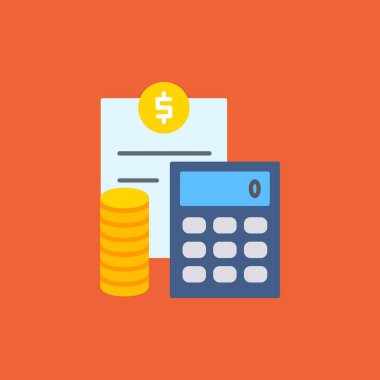 Hesap makinesi ve dolar banknotları