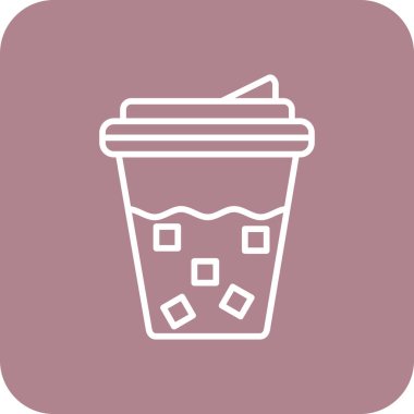 kahve fincanı simgesi, vektör illüstrasyonu