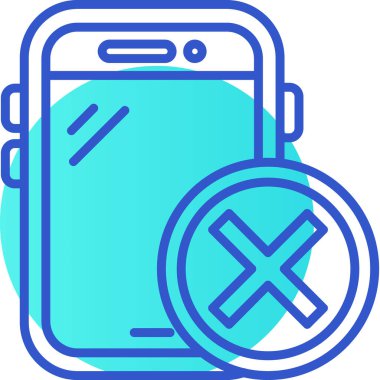 Telefon simgesi vektör illüstrasyonu