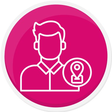 Arama simgesi vektör illüstrasyonu