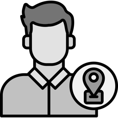 konum simgesini ana hat biçiminde bul