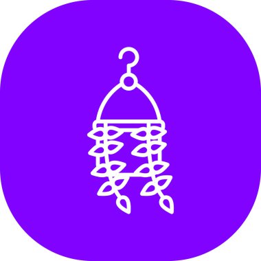 Benzersiz kuş besleyici vektör simgesi