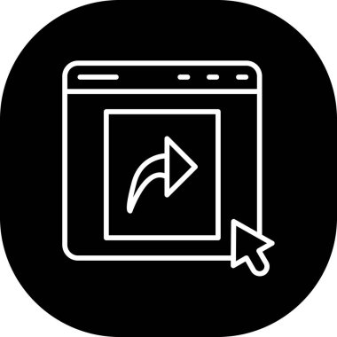 seo modern simgesinin vektör illüstrasyonu