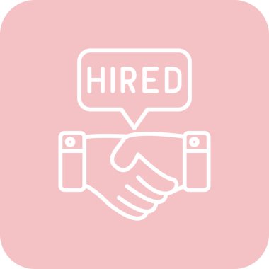 Kiralanan simge, vektör illüstrasyonu basit tasarım