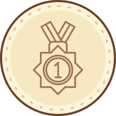 Trophy Kupası Ödülü simge vektör illüstrasyon tasarımı