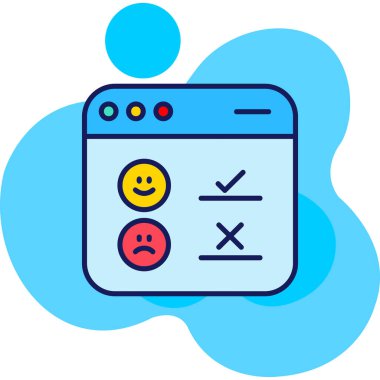 İfade simgesi, vektör illüstrasyonu