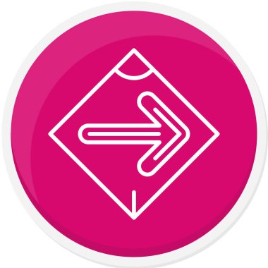 Tek bir simgenin vektör illüstrasyonu