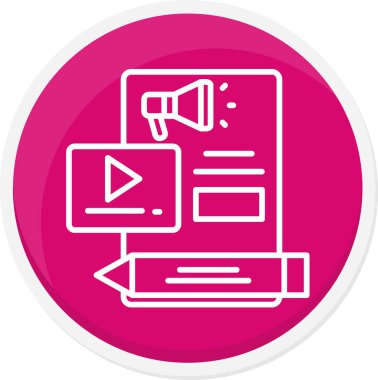 seo modern simgesinin vektör illüstrasyonu