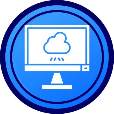 Bulut hesaplama. Web simgesi