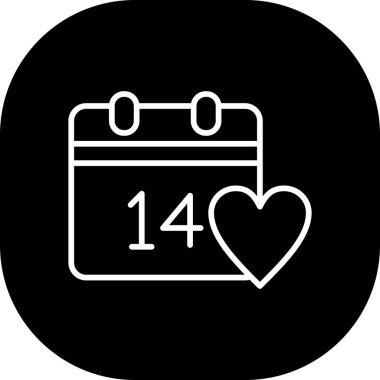 Takvim simgesi vektör illüstrasyonu