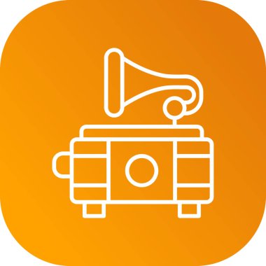 hoparlör vektör illüstrasyonu