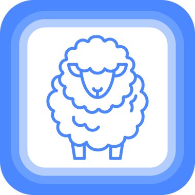 hayvan simgesi, vektör illüstrasyonu