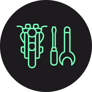 iki anahtar vektör çizgisi simgesi dekoru