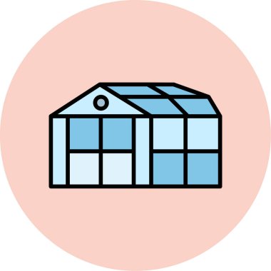 Modern ev simgesinin vektör illüstrasyonu