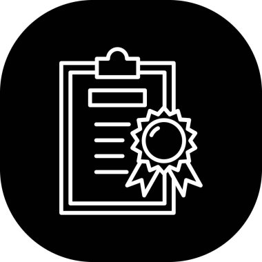 rozet simgesi vektör illüstrasyonu