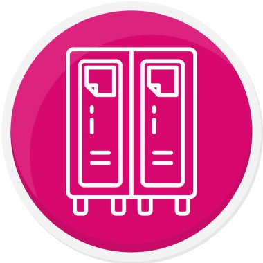 Moda tarzının iki simgesi, vektör illüstrasyonu.