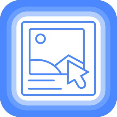 Modern simgenin vektör illüstrasyonu